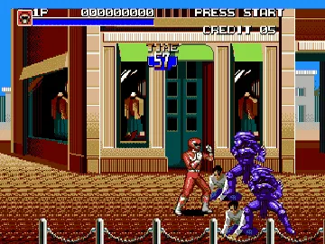 Mighty Morphin Power Rangers - The Movie (Europe) screen shot game playing